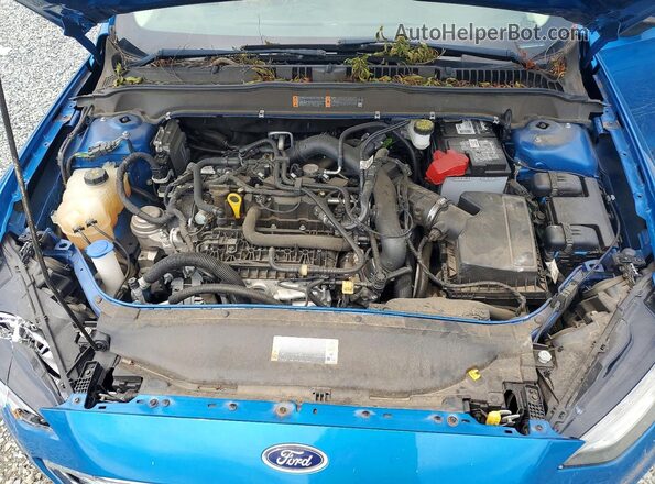 3FA6P0HD3KR246420 2019 FORD FUSION Blue Vista interior trasera