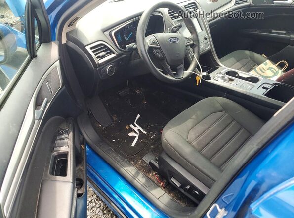 3FA6P0HD3KR246420 2019 FORD FUSION Blue Vista del salpicadero