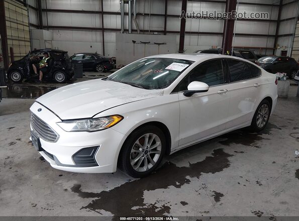 3FA6P0HD3KR254713 2019 FORD FUSION White წინა მარცხენა ხედი სამი მეოთხედიდან