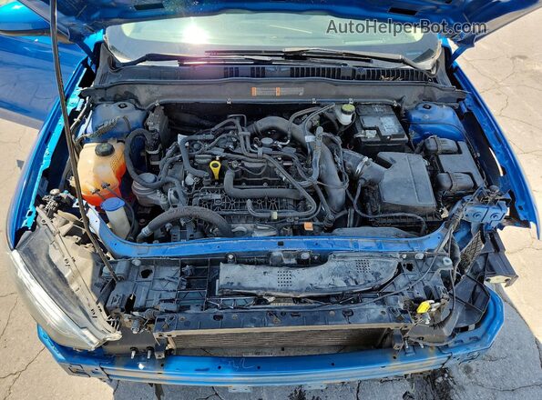 3FA6P0HD3KR285718 2019 FORD FUSION Blue Vista interior trasera