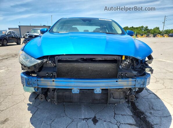 3FA6P0HD3KR285718 2019 FORD FUSION Blue Vista frontal