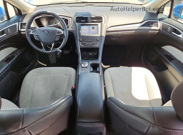 3FA6P0HD3KR285718 2019 FORD FUSION Blue Vista del salpicadero