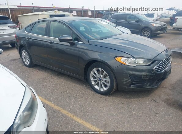 3FA6P0HD3LR126778 2020 FORD FUSION Gray უკანა სალონის ხედი