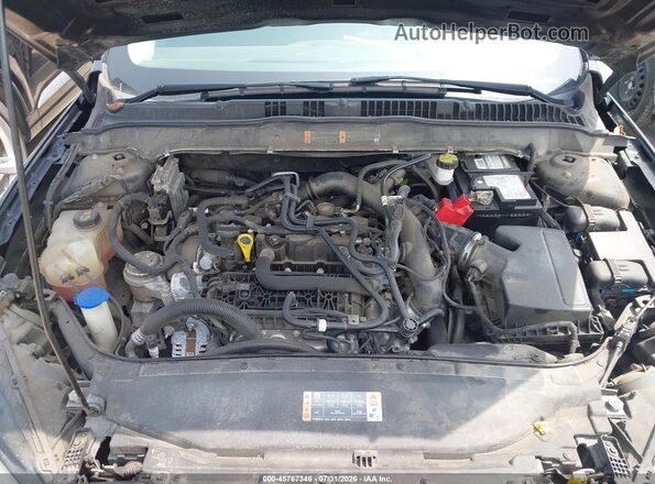 3FA6P0HD3LR145640 2020 FORD FUSION Black Widok z tyłu