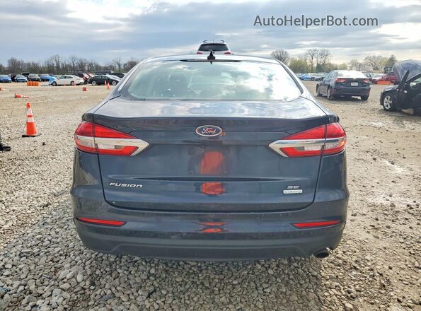 3FA6P0HD3LR233670 2020 FORD FUSION Blue Widok z tyłu