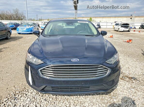 3FA6P0HD3LR233670 2020 FORD FUSION Blue Widok z przodu