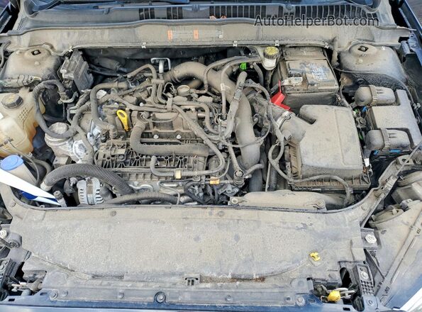 3FA6P0HD3LR233670 2020 FORD FUSION Blue Widok wnętrza z tyłu