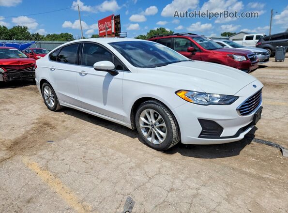 3FA6P0HD3LR252302 2020 FORD FUSION White Przód prawy