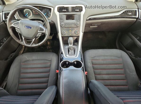 3FA6P0HD4GR103127 2016 FORD FUSION Gray Widok deski rozdzielczej