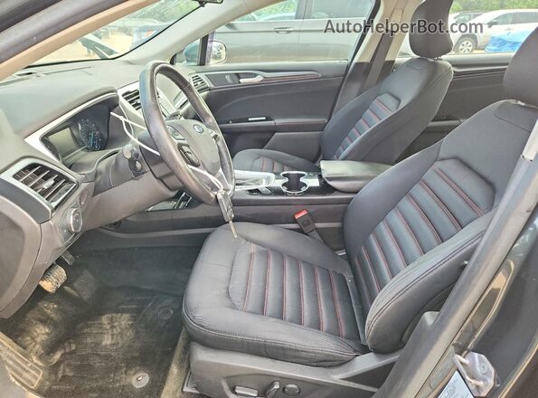 3FA6P0HD4GR103127 2016 FORD FUSION Gray Widok wnętrza z przodu