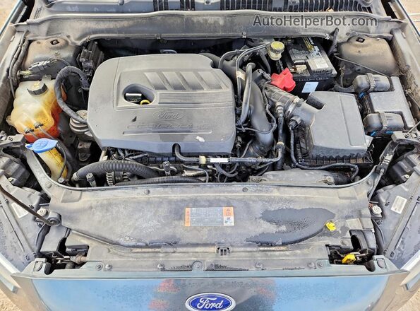 3FA6P0HD4GR103127 2016 FORD FUSION Gray Widok wnętrza z tyłu