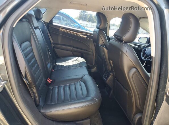 3FA6P0HD4GR214714 2016 FORD FUSION Gray Вид задніх сидінь