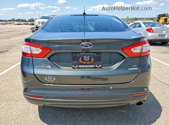 3FA6P0HD4GR214714 2016 FORD FUSION Gray Вид ззаду