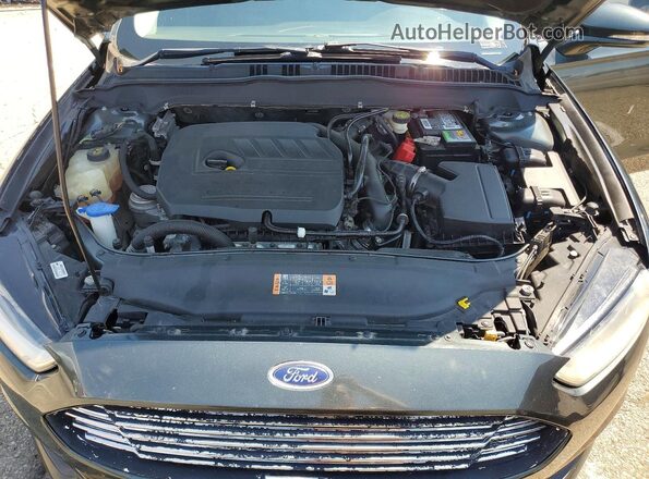 3FA6P0HD4GR214714 2016 FORD FUSION Gray Вид задньої частини салону