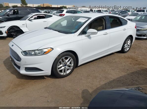 3FA6P0HD4GR329636 2016 FORD FUSION White წინა მარცხენა ხედი სამი მეოთხედიდან
