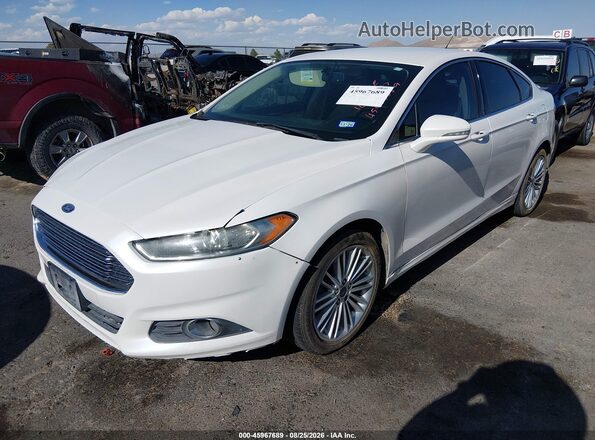 3FA6P0HD4GR354472 2016 FORD FUSION Белый Передняя левая четверть