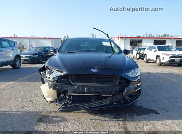3FA6P0HD4HR166391 2017 FORD FUSION Black Widok zestawu wskaźników
