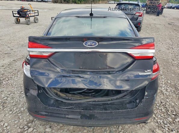 3FA6P0HD4HR263557 2017 FORD FUSION Black უკანა ხედი