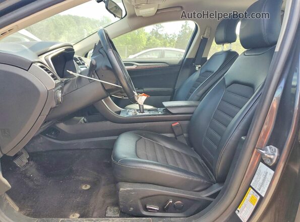 3FA6P0HD4HR297921 2017 FORD FUSION Gray წინა სალონის ხედი