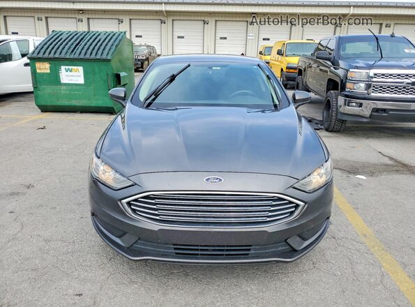 3FA6P0HD4HR348267 2017 FORD FUSION Серый Вид спереди
