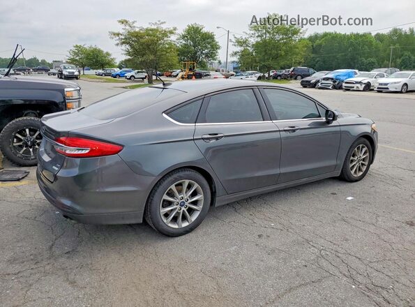 3FA6P0HD4HR348267 2017 FORD FUSION Серый Задняя правая четверть