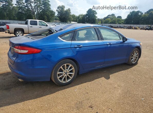 3FA6P0HD4HR353923 2017 FORD FUSION Blue Tył prawy