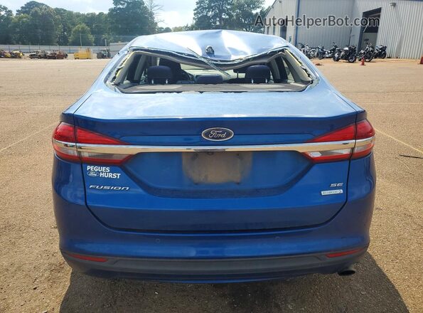3FA6P0HD4HR353923 2017 FORD FUSION Blue Widok z tyłu