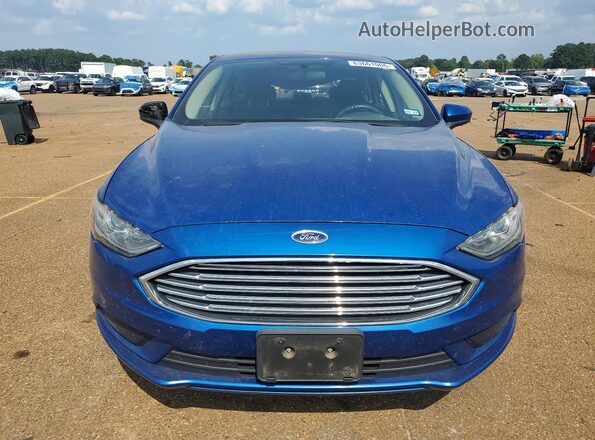 3FA6P0HD4HR353923 2017 FORD FUSION Blue Widok z przodu
