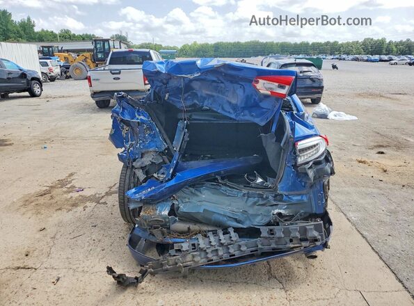 3FA6P0HD4JR130481 2018 FORD FUSION Blue Вид ззаду