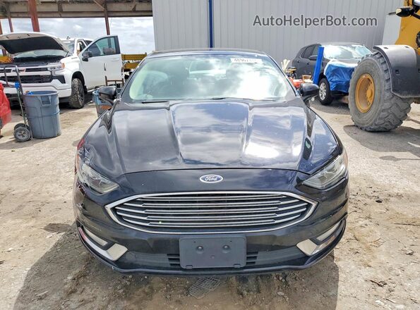 3FA6P0HD4JR201601 2018 FORD FUSION Black Widok z przodu