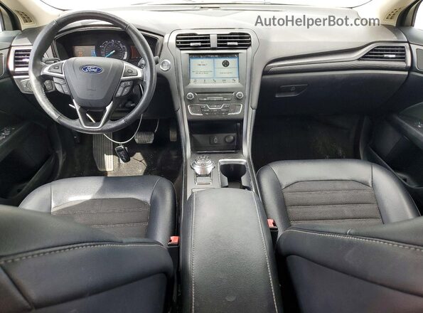 3FA6P0HD4JR201601 2018 FORD FUSION Black Widok deski rozdzielczej
