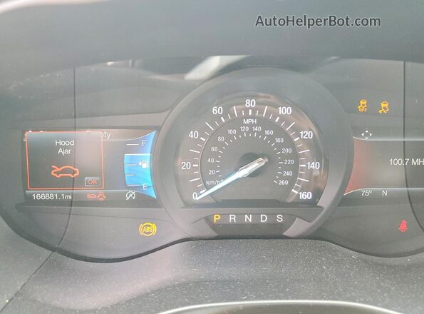 3FA6P0HD4JR201601 2018 FORD FUSION Black Widok zestawu wskaźników