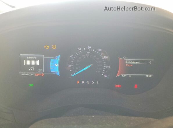 3FA6P0HD4JR251446 2018 FORD FUSION Gray Vista del cuadro de instrumentos