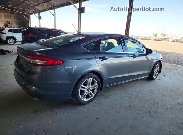 3FA6P0HD4JR251446 2018 FORD FUSION Gray Trasero derecho