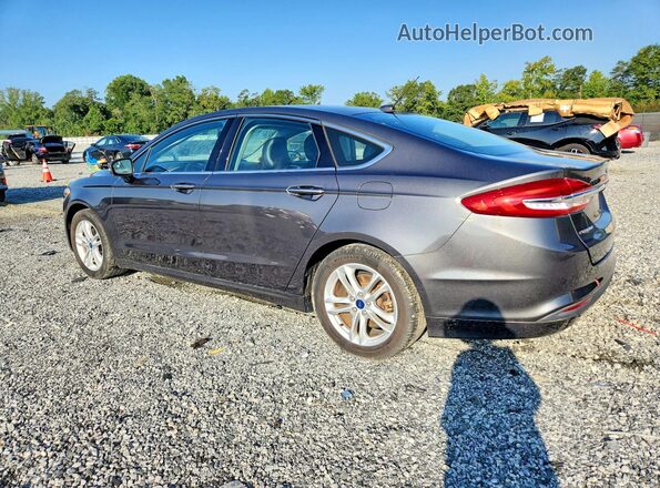 3FA6P0HD4JR258056 2018 FORD FUSION Charcoal Trasero izquierdo