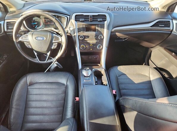 3FA6P0HD4JR258056 2018 FORD FUSION Charcoal Vista del salpicadero