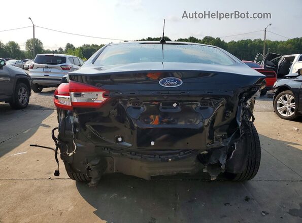3FA6P0HD4JR259580 2018 FORD FUSION Black Вид ззаду