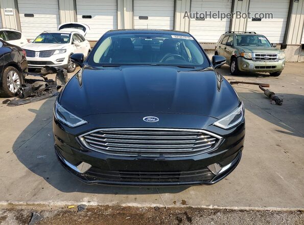 3FA6P0HD4JR259580 2018 FORD FUSION Black Вид спереду