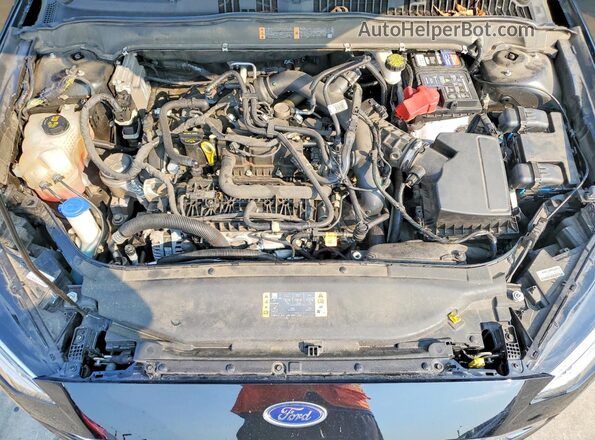 3FA6P0HD4JR259580 2018 FORD FUSION Black Вид задньої частини салону
