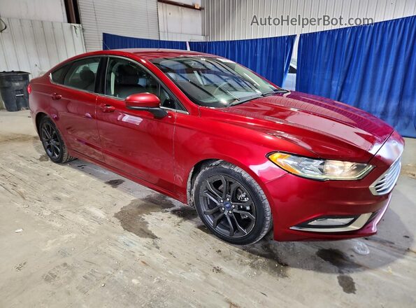 3FA6P0HD4JR266349 2018 FORD FUSION Maroon Առջևի աջ