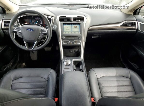 3FA6P0HD4JR281109 2018 FORD FUSION Silver Dashboard view