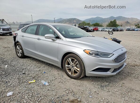 3FA6P0HD4JR281109 2018 FORD FUSION Silver Front right