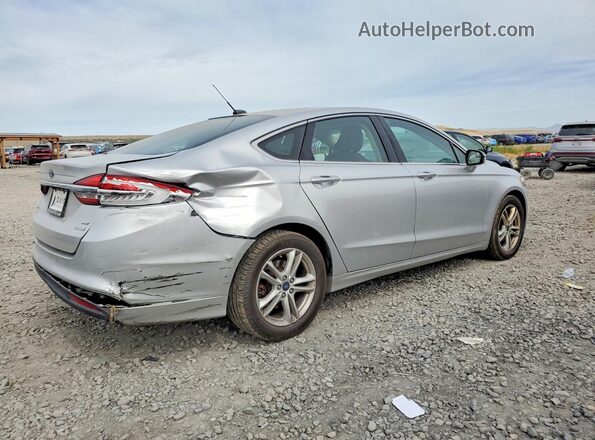 3FA6P0HD4JR281109 2018 FORD FUSION Silver Rear right