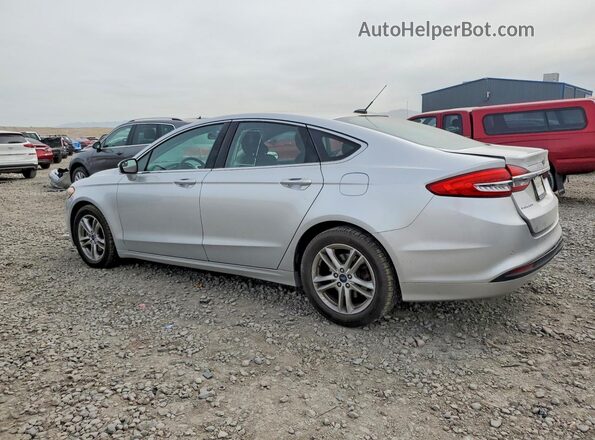 3FA6P0HD4JR281109 2018 FORD FUSION Silver Rear left