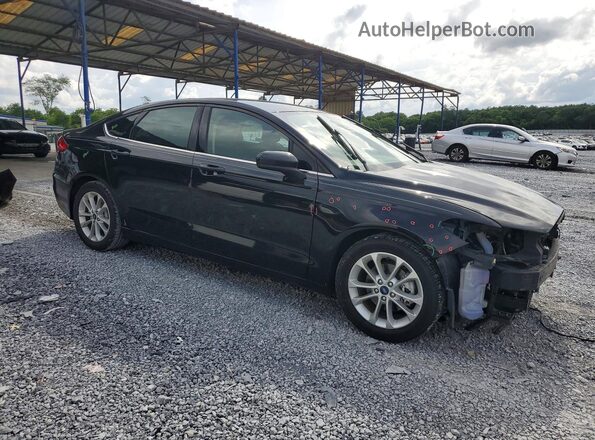 3FA6P0HD4KR112144 2019 FORD FUSION Black Przód prawy