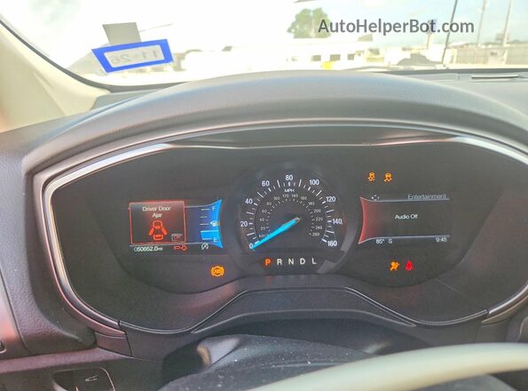 3FA6P0HD4LR112291 2020 FORD FUSION White Instrument cluster view