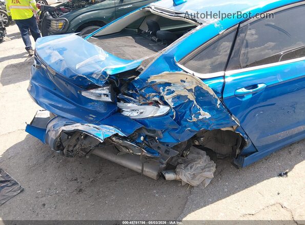 3FA6P0HD4LR113344 2020 FORD FUSION Синий Вид спереди