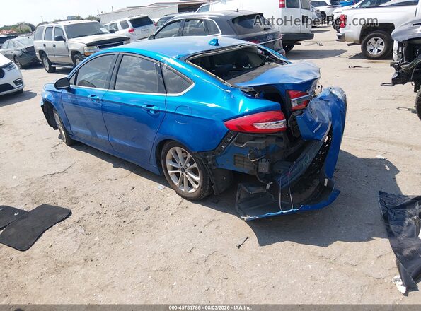 3FA6P0HD4LR113344 2020 FORD FUSION Синий Задняя левая четверть