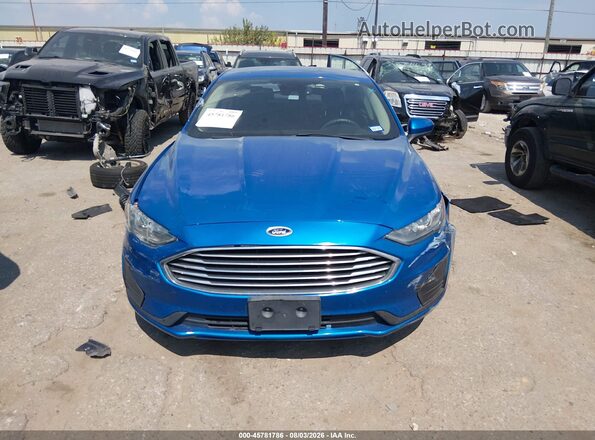 3FA6P0HD4LR113344 2020 FORD FUSION Синий Вид задней части салона