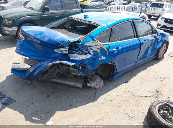 3FA6P0HD4LR113344 2020 FORD FUSION Синий Задняя правая четверть